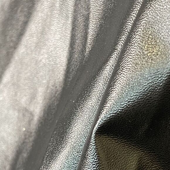 NWT Shein Womens 3XL Black Pants Curve High Waist Faux Leather Straight Wide Leg - Picture 16 of 16